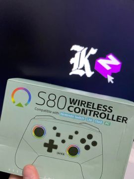 Controle S80 Wireless para Nintendo Switch, Lite, OLED e PC - Novo