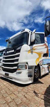 Caminhão Scania R410 ano 2019 - Impecável Raridade