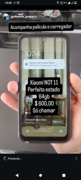 Celular xiaomi NOT 11