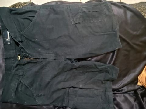 Calça Cargo Masculina Preta