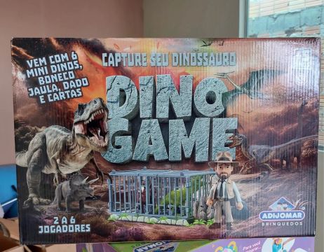 JOGO DE TABULEIRO DE DINOSSAURO 