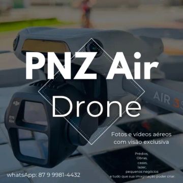 Drone PNZ Air - Fotos e Vídeos Aéreos