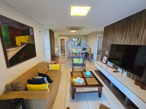 Apartamento de alto padrão térreo, nascente e mobiliado em Porto das Dunas!