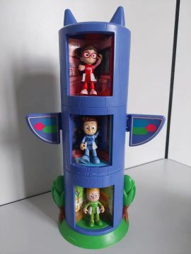 Torre, Carrinhos e Bonecos Pj MASKS CONSERVADISSIMOS!!!