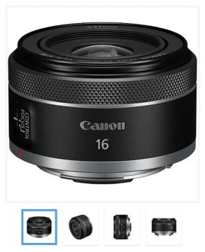 Lente Canon EF-M 16mm f/2.8 STM - Novo