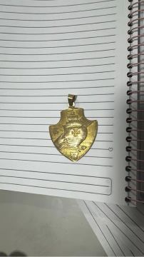 Pingente de ouro 18 k do Vasco da Gama 19,77 gramas