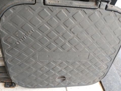 Tampa esgoto e águas pluviais de Ferro Fundido