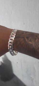 Pulseira de Prata 13mm top 