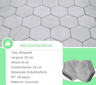 Piso pré moldados 