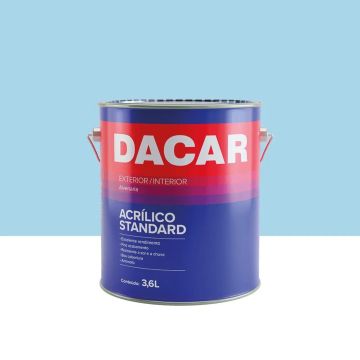 TINTA ACRÍLICA STANDARD FOSCO AZUL CÉU 3,6L DACAR