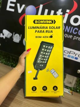 Luminária Solar Estilo Poste - Bomvink 