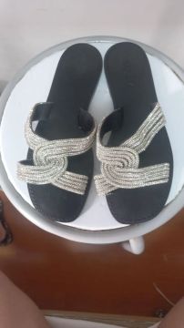Sandálias com Strass Schultz 