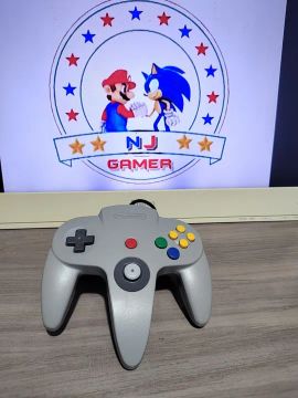 Controle N64 Original Cinza - Funcionando Perfeitamente