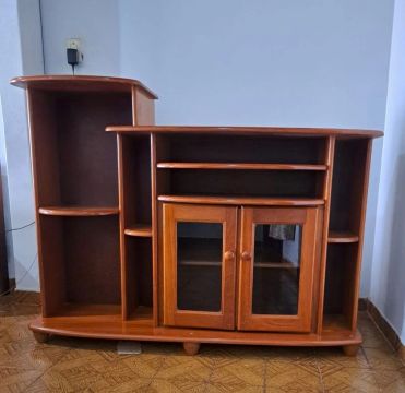 Rack de madeira para TV