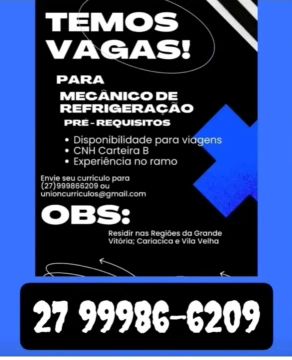 Mecânicos de Refrigeração 