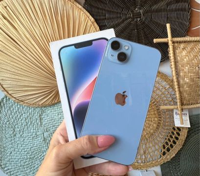 iPhone 14 Plus Azul - Semi novo 