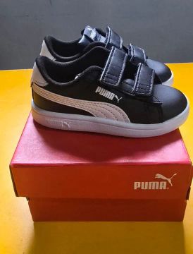 Tênis Puma Infantil - Preto tam.20