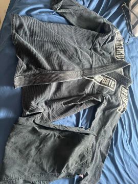 Kimono de Jiu-Jitsu -  Keiko Sports - Preto