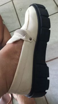 Sapato Branco Casual Feminino