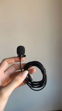 Mini Microfone Universal Portátil 3.5mm Clipe De Áudio Cor Preto