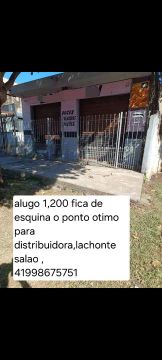 Alugo ponto de comércio no pinheirinho 