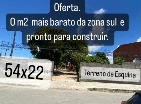 Oportunidade  um ótimo terreno de esquina murado pronto para construir na Cidade dos Funci