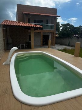 Casa com piscina ilha Aratuba, aluguel temporada 