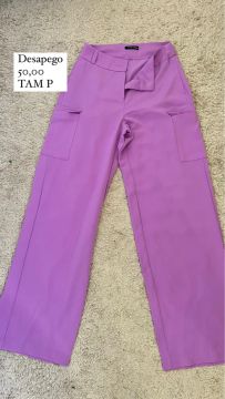 Calça Social Roxa
