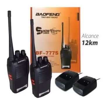 Radio Comunicador Walkie Talkie 2 unidades Bf-777s Baofeng - BR
