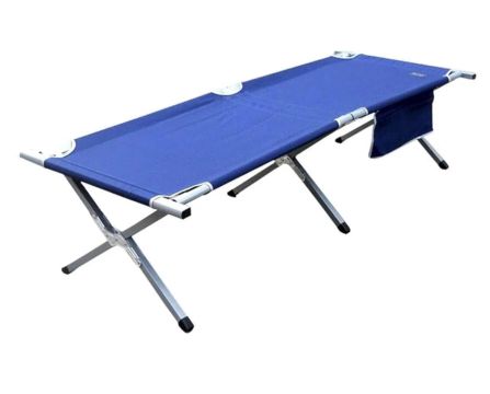 Cama de Camping Dobrável - Azul