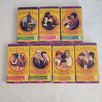 VHS Castelo Rá-Tim-Bum - 7 Volumes