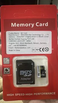 Cartão de memória 2Tb 