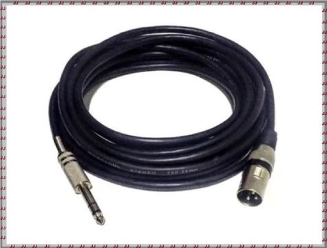 Cabo Canon XLR macho x P10 com 2 metros