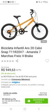 bicicleta caloi 