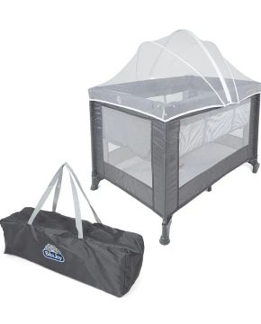 Berço Portátil com Mosquiteiro para Bebê - Novo
