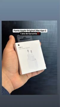 Fonte Apple Original 20w tipo C