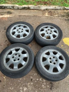 Jogo de rodas aro 16, 5x110. Vectra CD 2003.