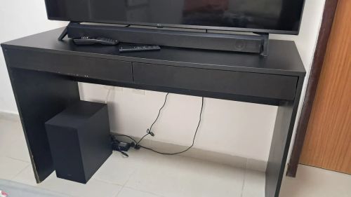 Mesa de Escritório Preta - Usada 