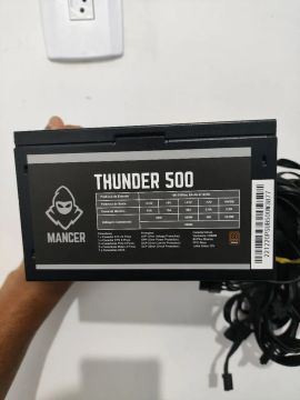 Fonte de PC Mancer ( Com defeito de fuga de corrente de capacitador)