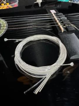 Jogo kit de Cordas nylon para violão, encordoamento com 6 cordas