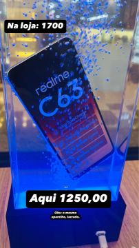 Realme C63 145W Fast Charge - Novo e Lacrado