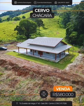 [VENDA] Linda chácara com 20.000 m² no Cervo - Pouso Alegre/MG