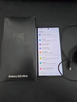 Samsung Galaxy S23 Ultra 512gb Preto 12gb Ram super novo!