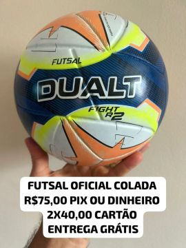 Bola de Futsal Dualt Fight R2 Oficial Colada ENTREGA GRÁTIS 