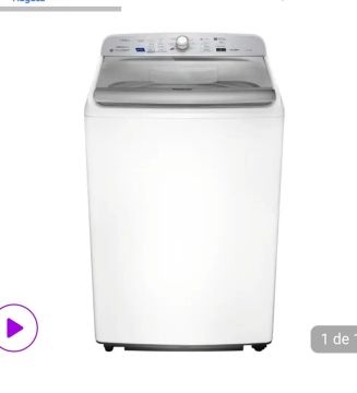 Lavadora de Roupas Panasonic 17kg Cesto Inox - Nova 