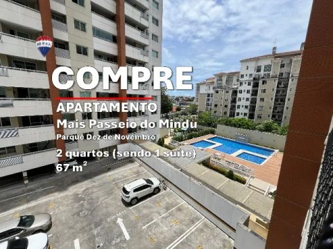 Apartamento à Venda, 2 Quartos (1 Suíte), Cond. Mais Passeio do Mindu, Parque Dez, Manaus