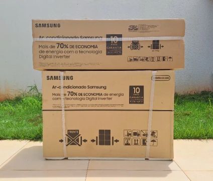 Ar-Condicionado 12000 BTUs Samsung Inverter WindFree Connect Wi-Fi - Lacrado, NF, Garantia