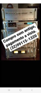 Receiver. Toca disco.  Equalizador.  Amplificador 