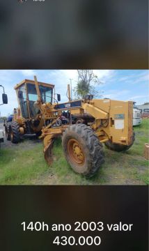 Cat motoniveladora 140h
