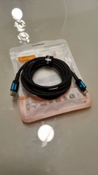 Cabo USB-C para iPhone 2m reforçado - Tocki - Novo
